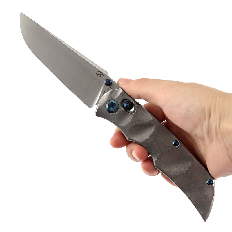 Kansept SIF K1100V1 CPM-S35VN Blade Titanium Handle Crossbar Lock Folding Knife