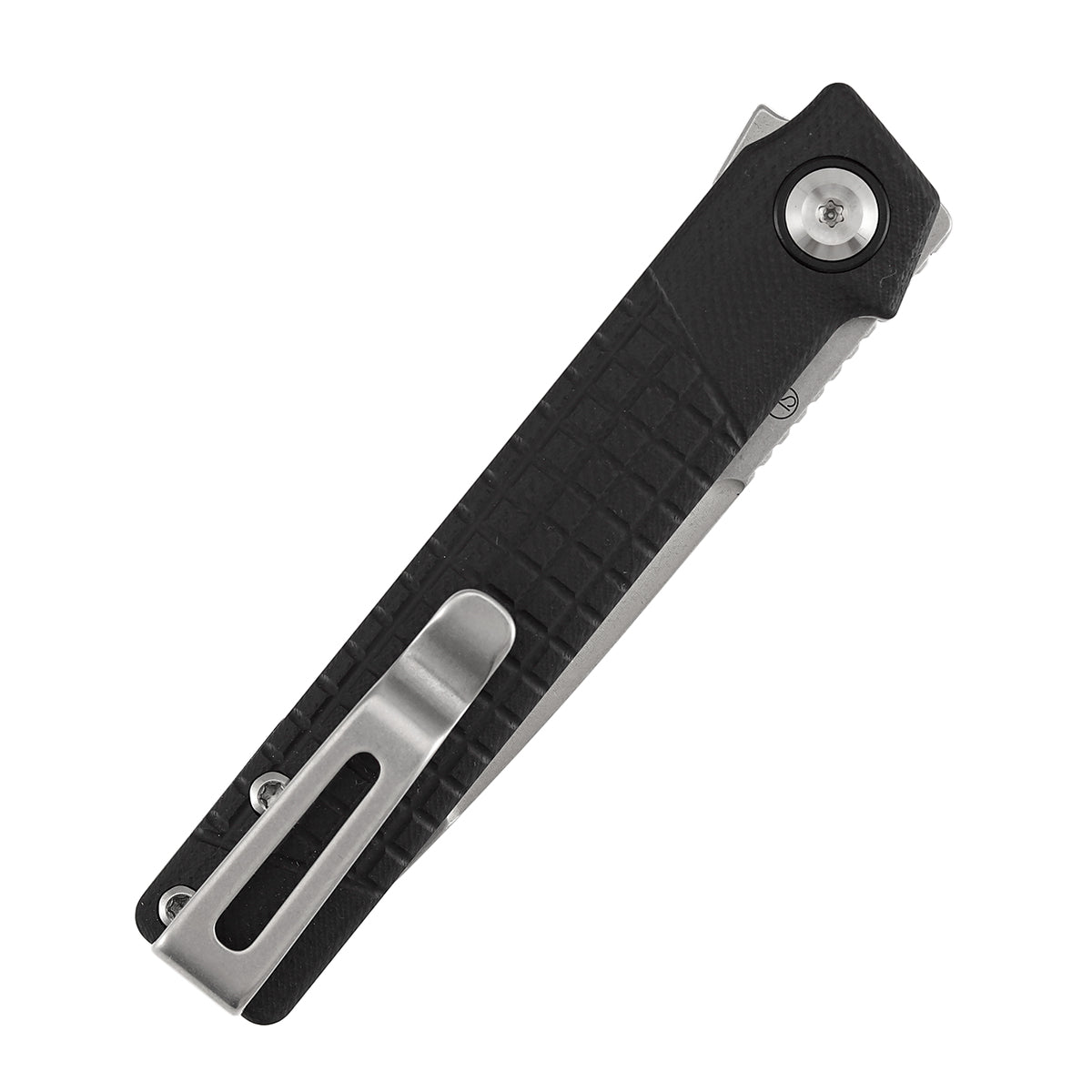 Tenable Kitpu B2123A3 Stonewashed Nitro-V Blade Black G10 Handle Liner Lock Folding Knife