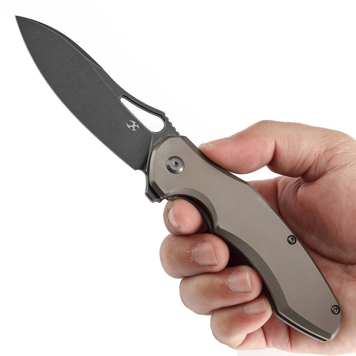KANSEPT Echis K1071A2 CPM S35VN Blade Titanium Handle Frame Lock