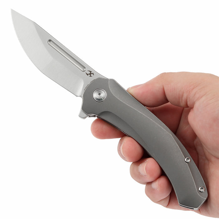 KANSEPT Knives Hira K1090A3 CPM S35VN Blade Titanium Handle Frame Lock