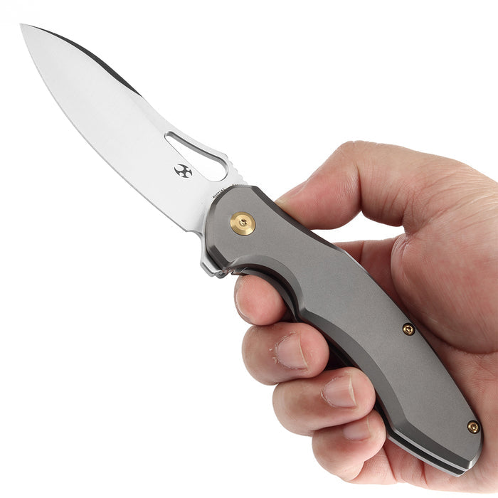KANSEPT Echis K1071A1 CPM S35VN Blade Titanium Handle Frame Lock