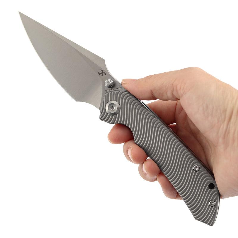 Kansept Fenrir K1034C1 CPM-S35VN Blade Titanium Handle Frame Lock Folding Knife