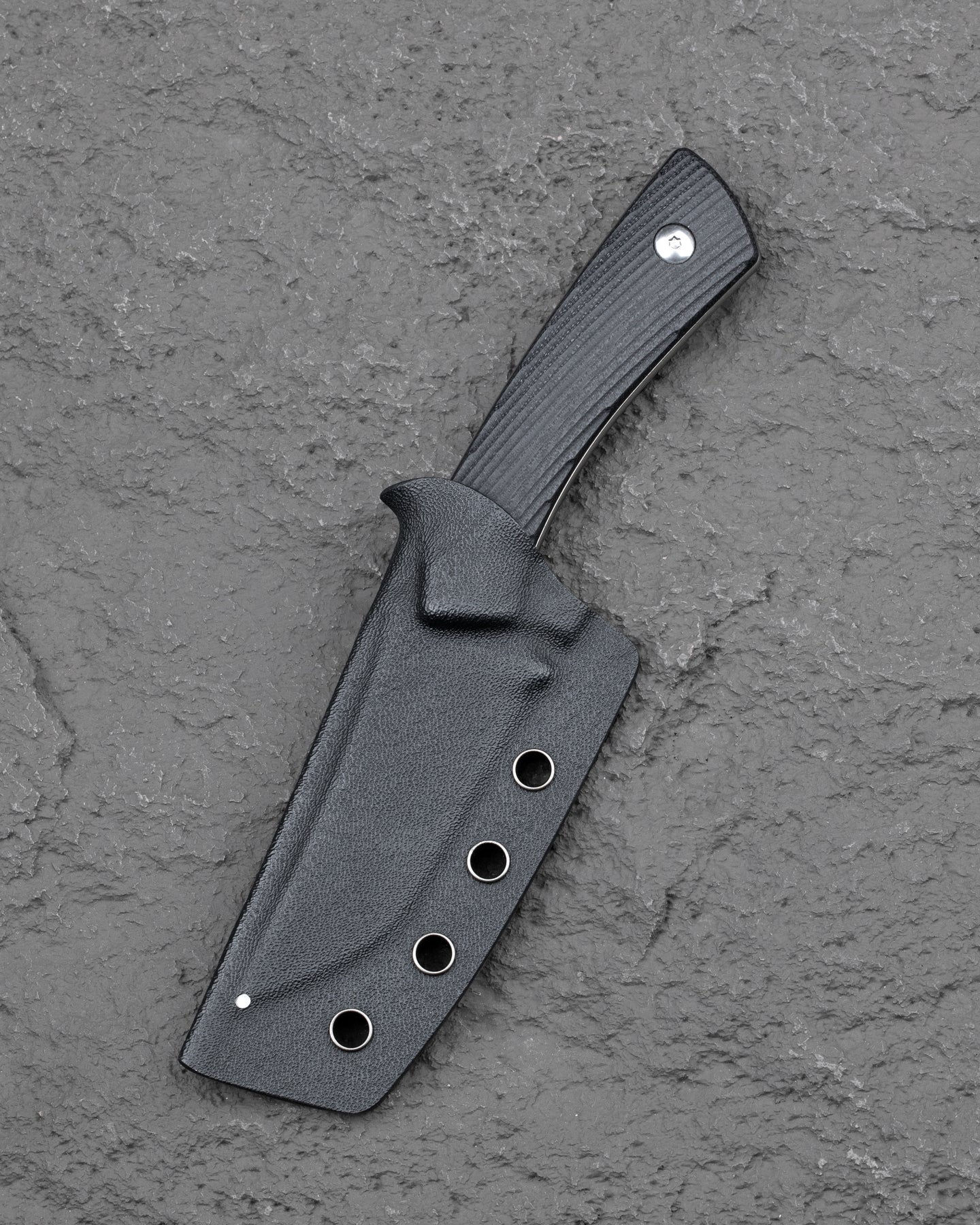 Bestech Step BFK06A D2 Blade Black G10 Handle with Kydex Sheath Fixed Blade Knife