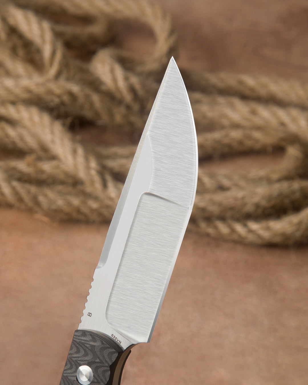 Bestech HEIDI BLACKSMITH#2 BFK04A CPM-S35VN Blade Carbon Fiber Handle Fixed Blade Knife