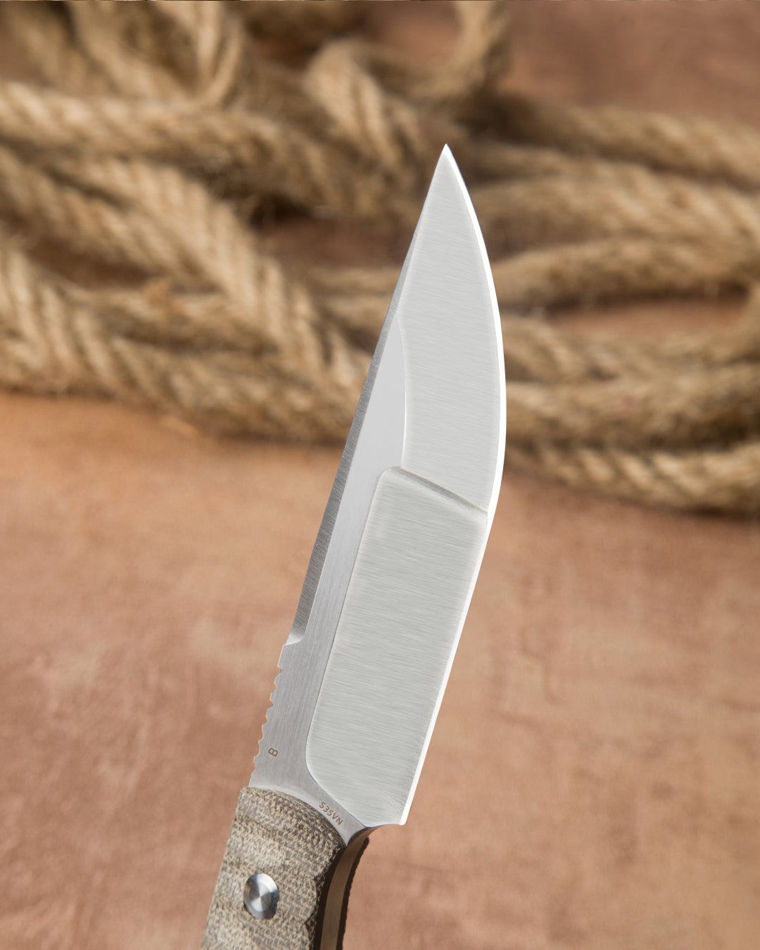 Bestech HEIDI BLACKSMITH#2 BFK04C CPM-S35VN Blade Micarta Handle Fixed Blade Knife