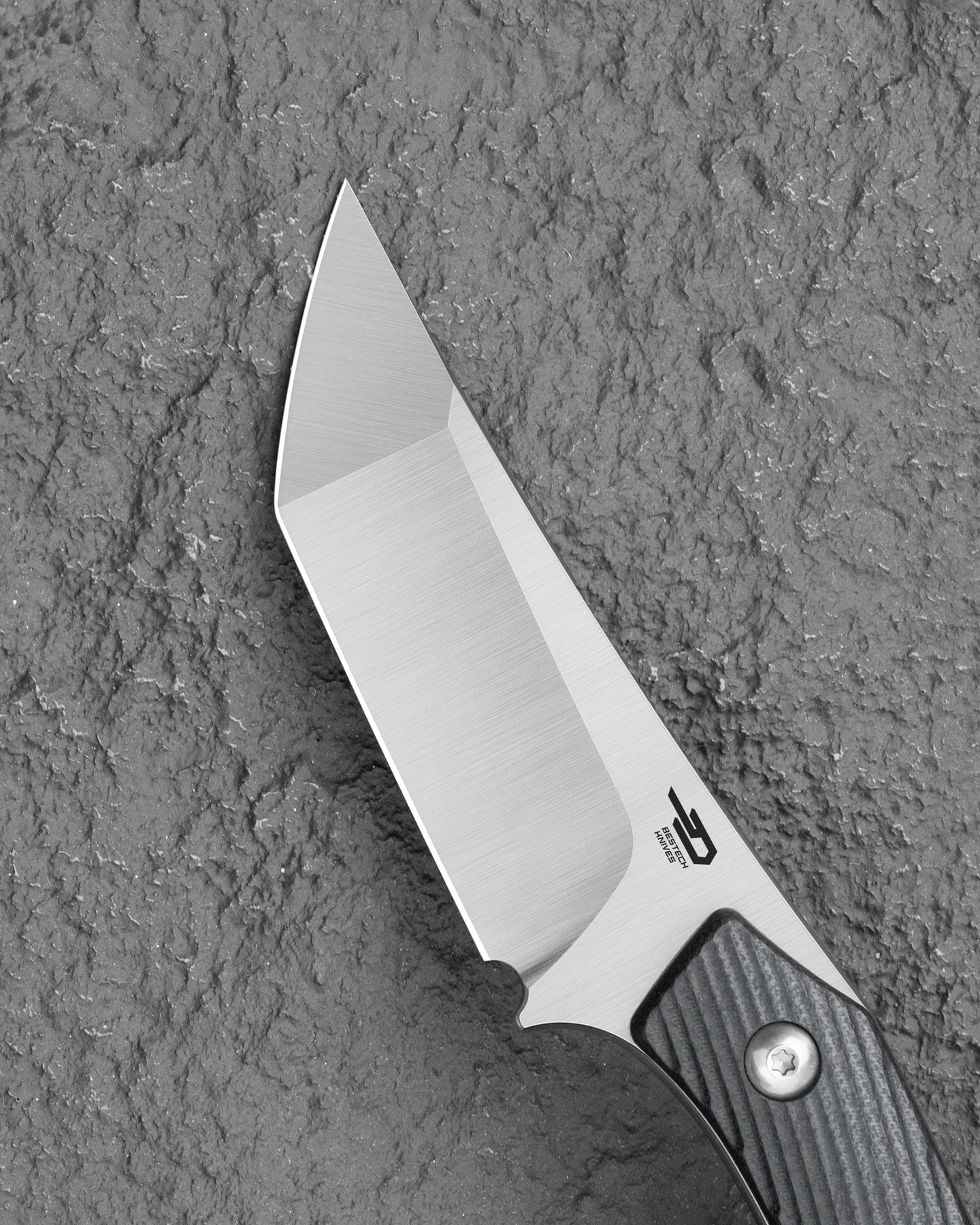 Bestech Step BFK06A D2 Blade Black G10 Handle with Kydex Sheath Fixed Blade Knife