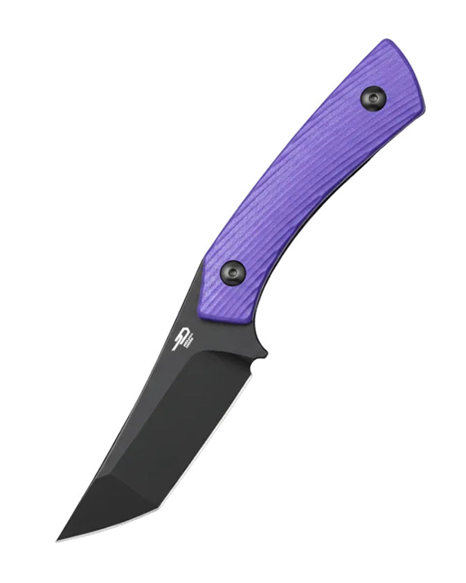 Bestech Step BFK06C D2 Blade Purple G10 Handle with Kydex Sheath Fixed Blade Knife