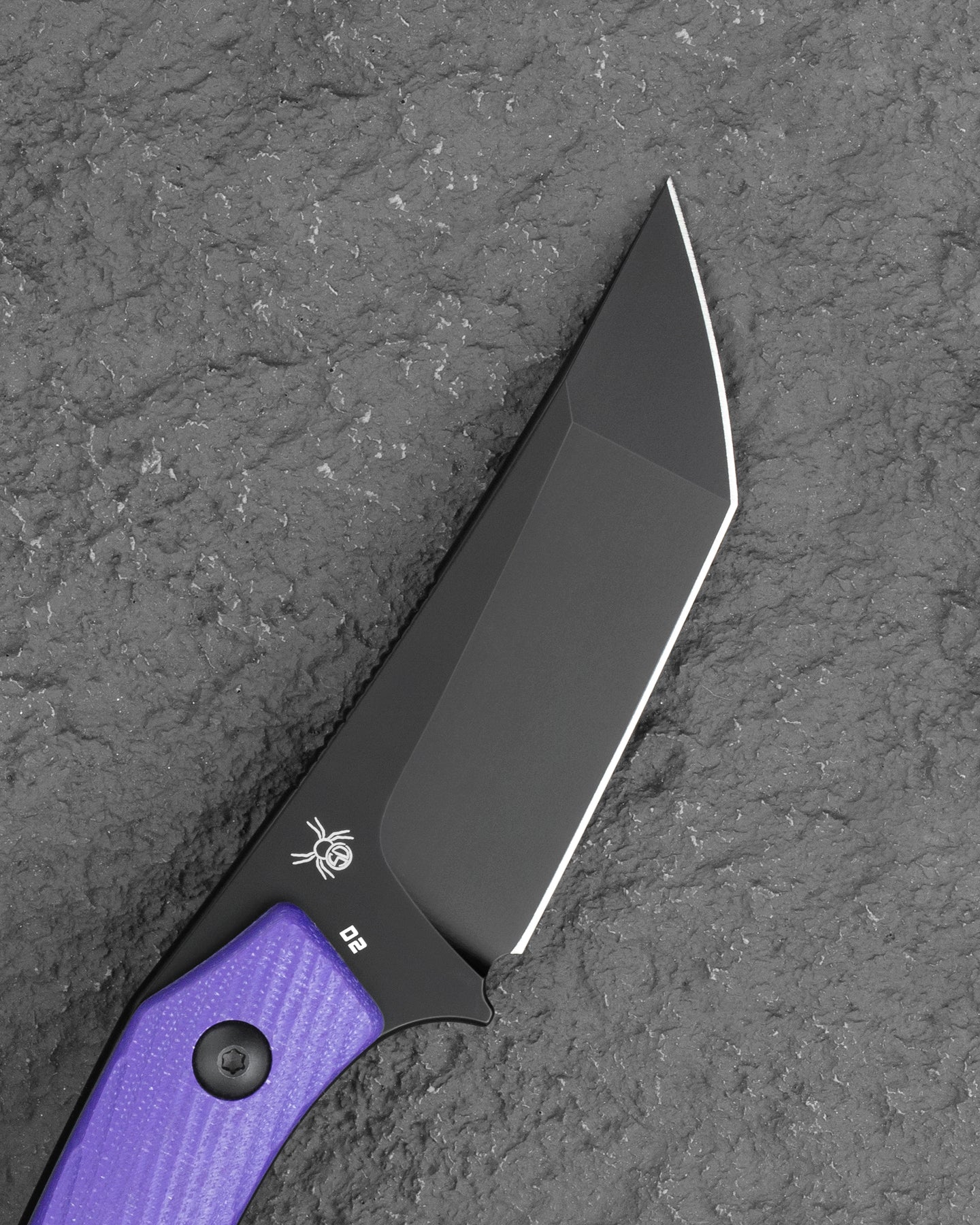 Bestech Step BFK06C D2 Blade Purple G10 Handle with Kydex Sheath Fixed Blade Knife