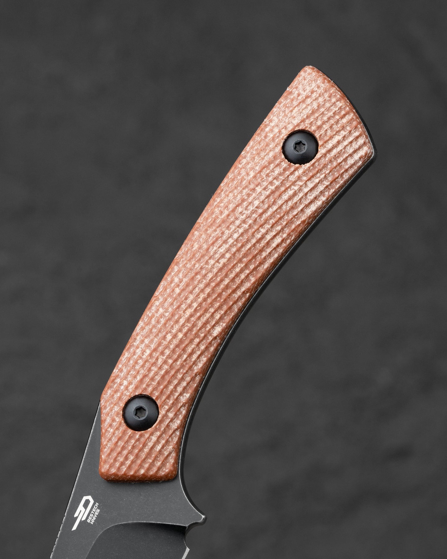 Bestech Step BFK06D D2 Blade Brown Micarta Handle with Kydex Sheath Fixed Blade Knife