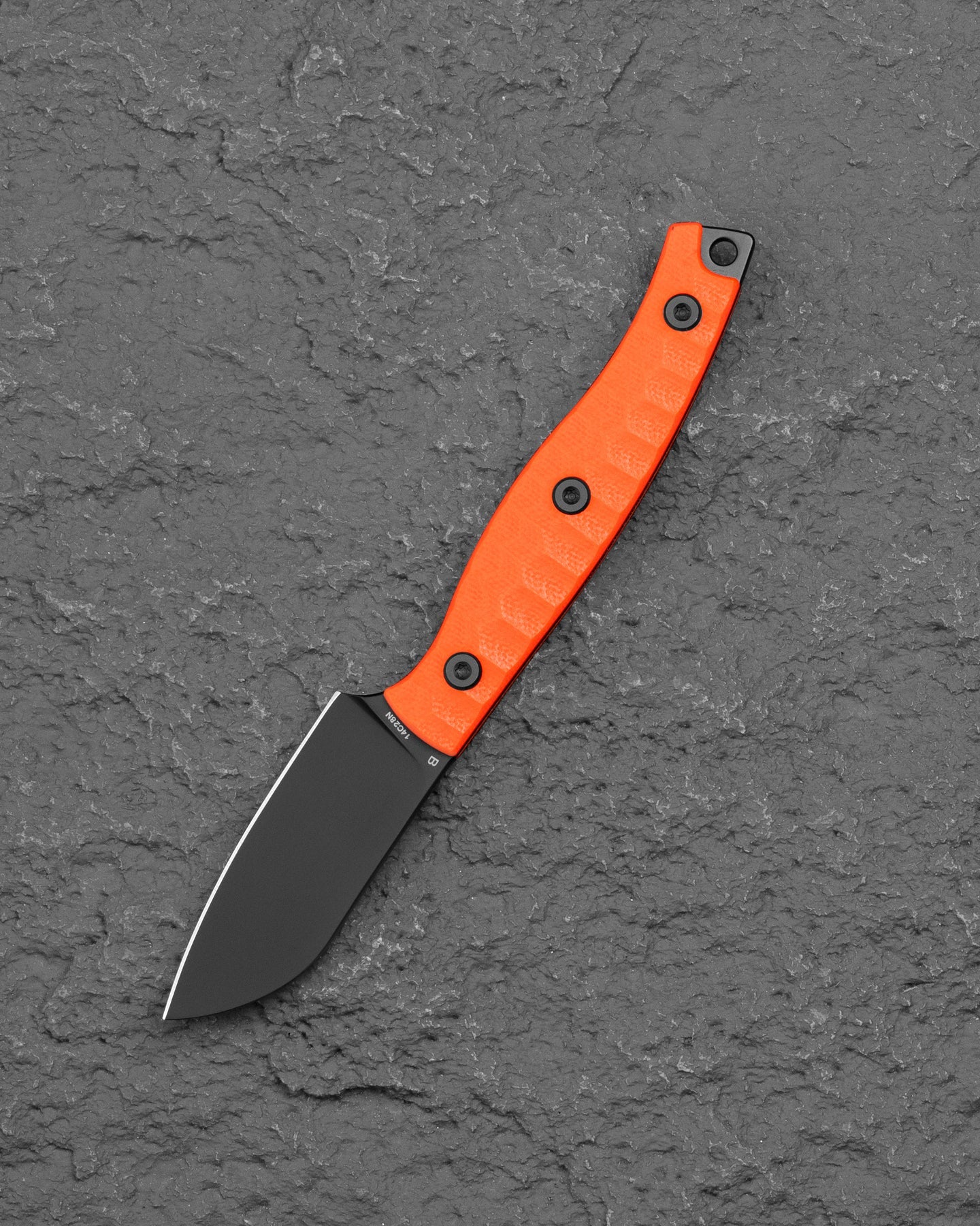 Bestech HEIDI BLACKSMITH#3 BFK07B 14C28N Blade Orange G10 Handle Fixed Blade Knife
