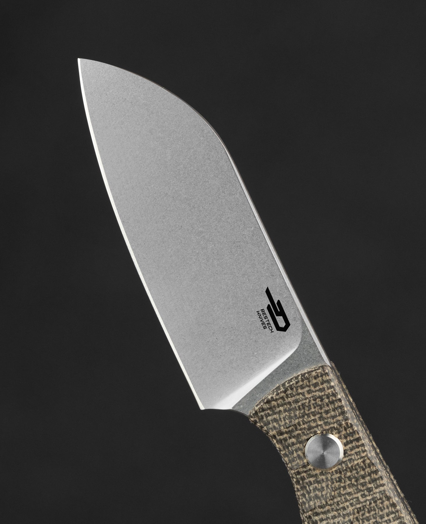 Bestech HEIDI BLACKSMITH#3 BFK07C 14C28N Blade Green G10 Handle Fixed Blade Knife