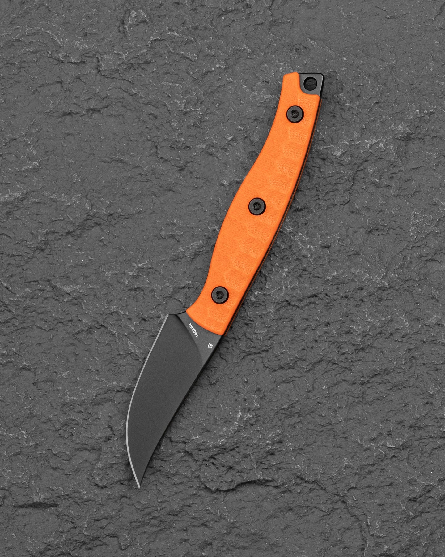 Bestech HEIDI BLACKSMITH#3 BFK08B 14C28N Blade Orange G10 Handle Fixed Blade Knife