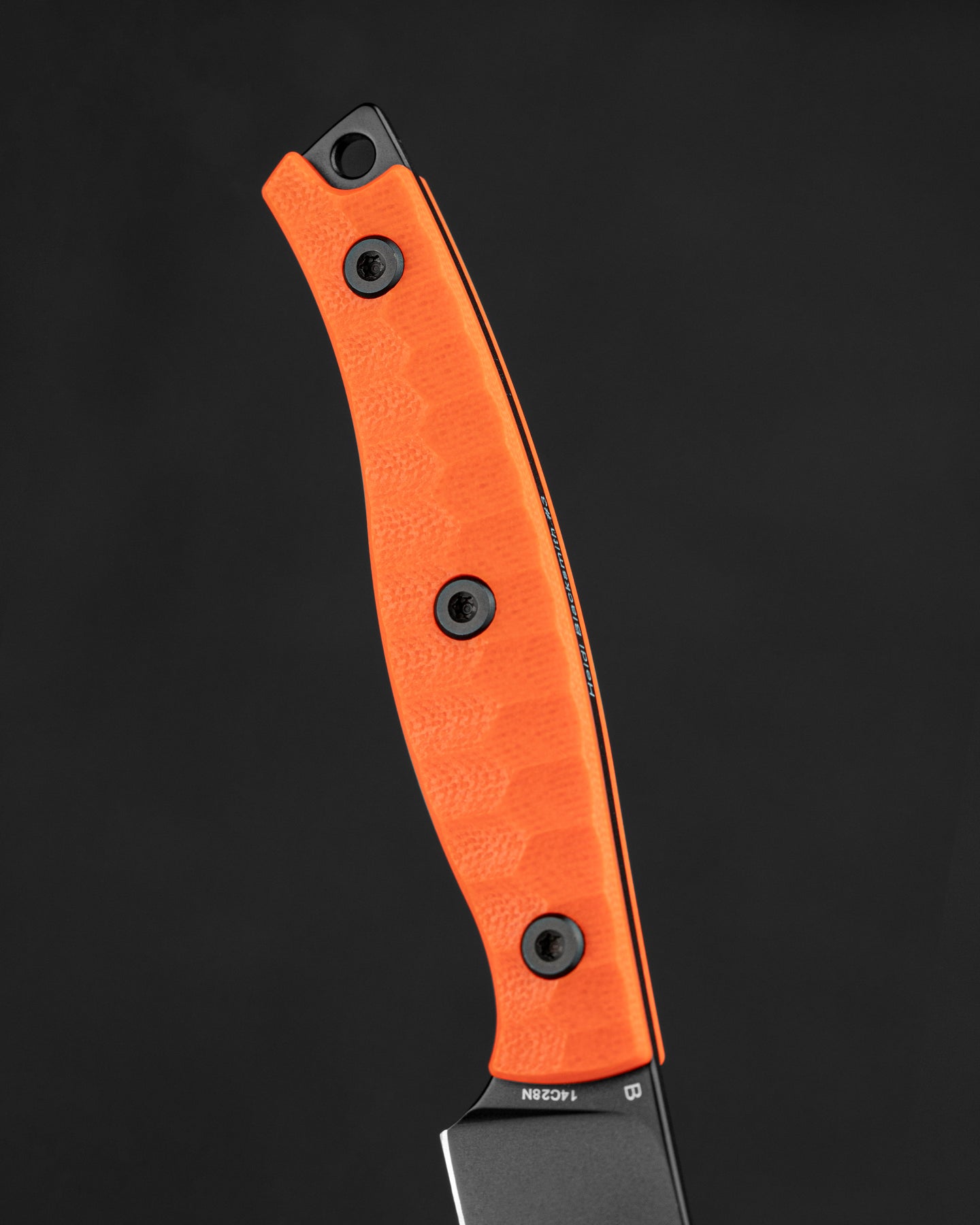 Bestech HEIDI BLACKSMITH#3 BFK08B 14C28N Blade Orange G10 Handle Fixed Blade Knife