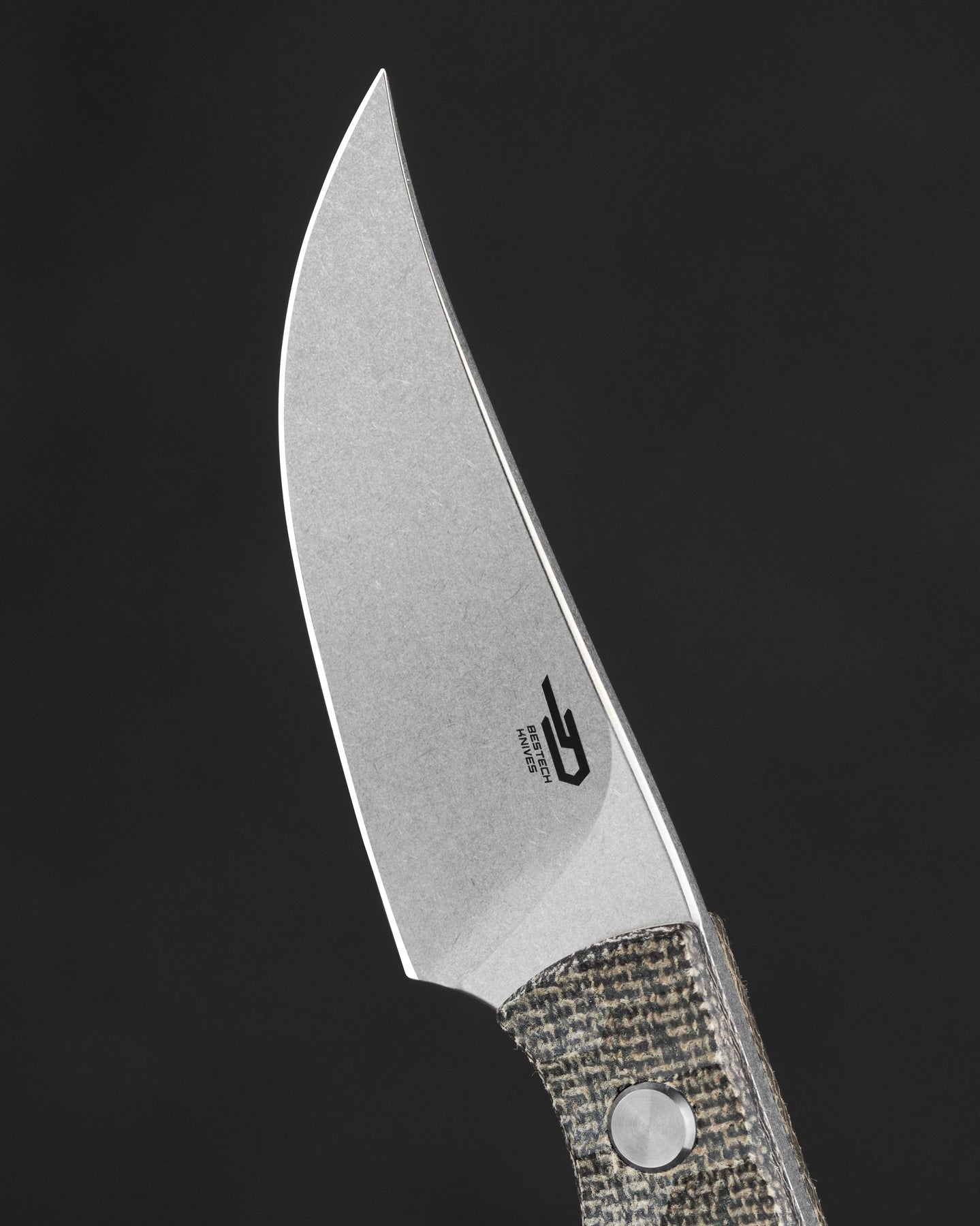 Bestech HEIDI BLACKSMITH#3 BFK08C 14C28N Blade Green Micarta Handle Fixed Blade Knife