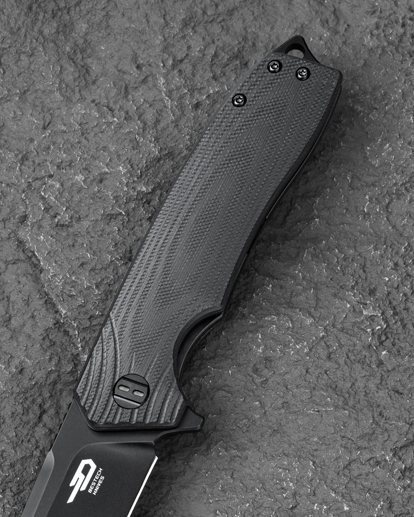 Bestech Lion BG01D D2 Blade Black G10 Handle Liner Lock Folding Knife