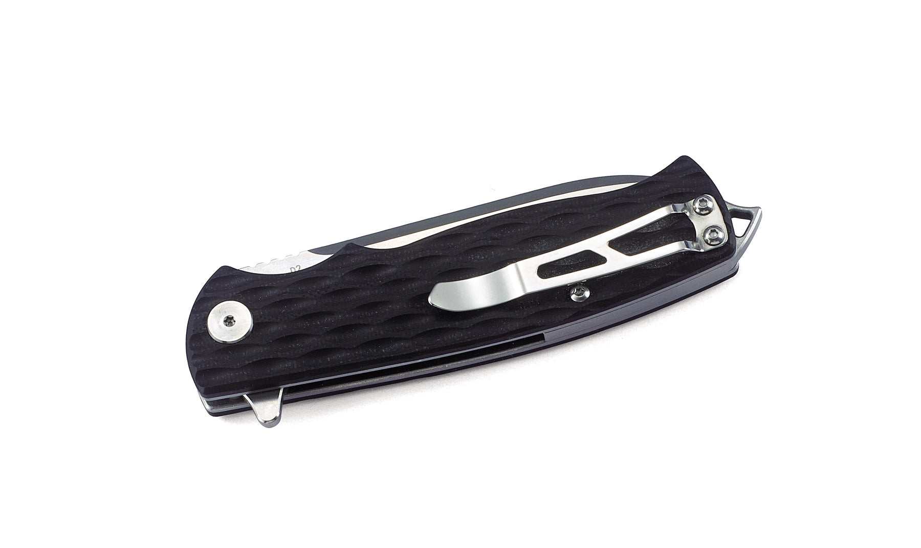 Bestech Grampus BG02A D2 Blade Black G10 Handle Liner Lock Folding Knife