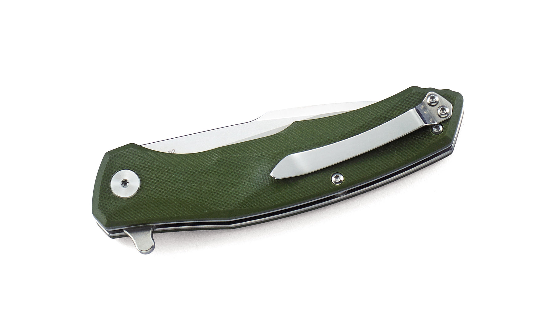Bestech Warwolf BG04B D2 Blade Army Green G10 Handle Liner Lock Folding Knife