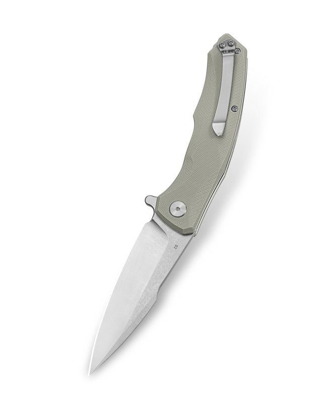 Bestech Warwolf BG04C D2 Blade Beige G10 Handle Liner Lock Folding Knife