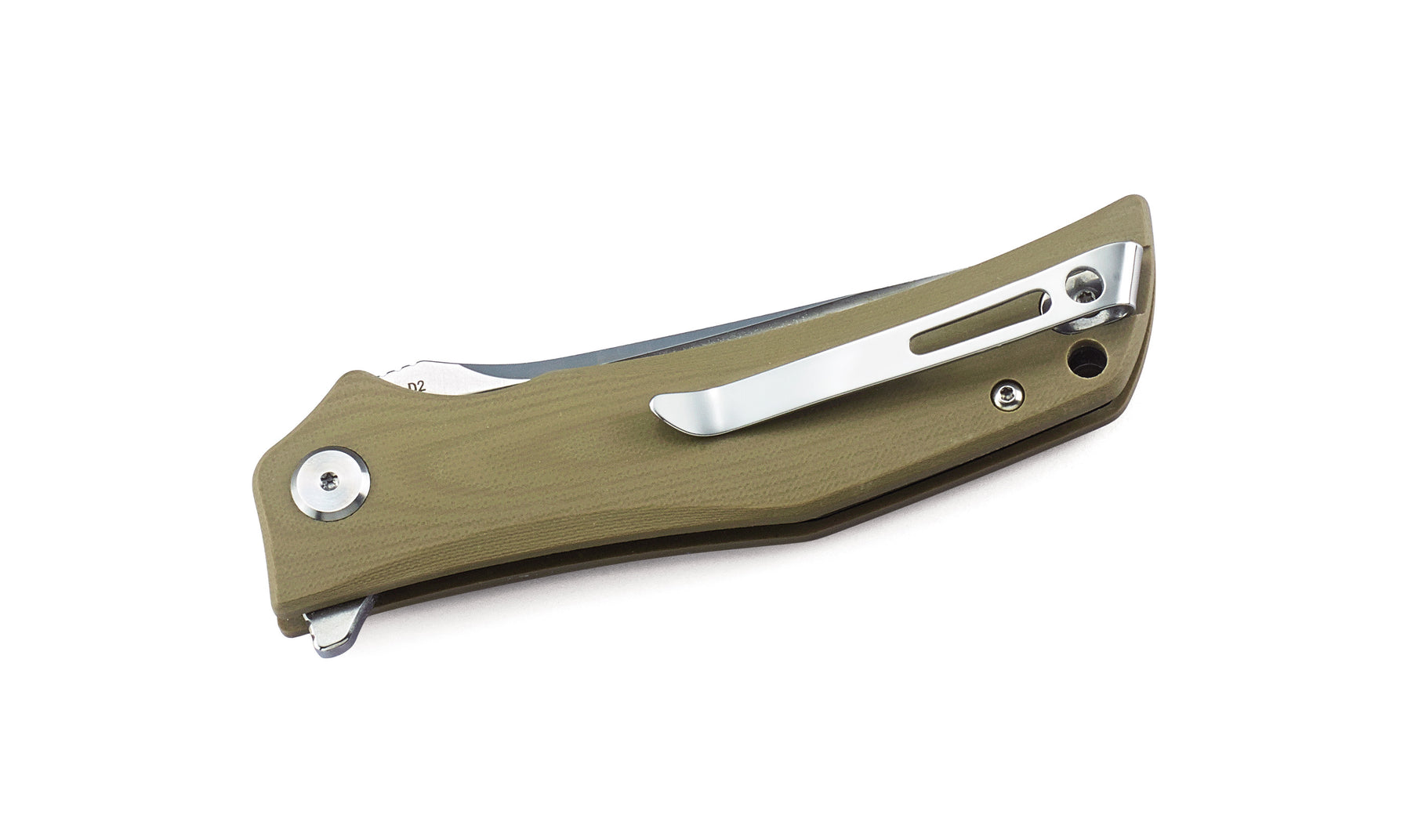 Bestech Scimitar BG05C-1 D2 Blade Black G10 Handle Liner lock Folding Knife