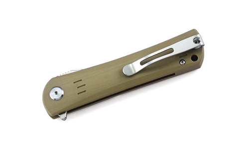 Bestech Kendo BG06C-1 D2 Blade Beige G10 Handle Liner lock Folding Knife