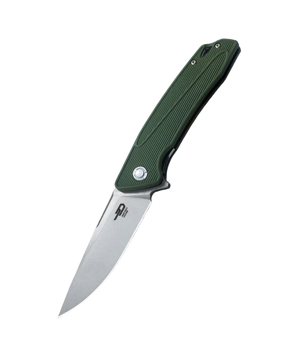Bestech Spike BG09B-2 Nylon+Glass Fiber Handle 12C27 Blade Liner Lock Folding Knife