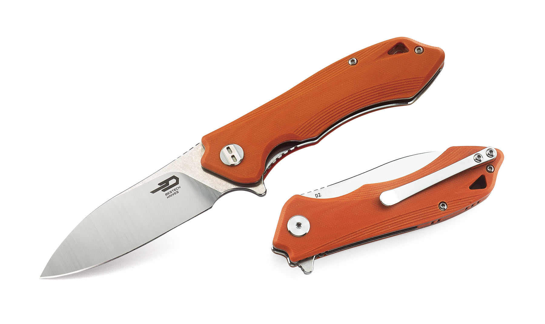 Bestech Beluga BG11E-2 D2 Blade G10 Handle Liner Lock Folding Knife