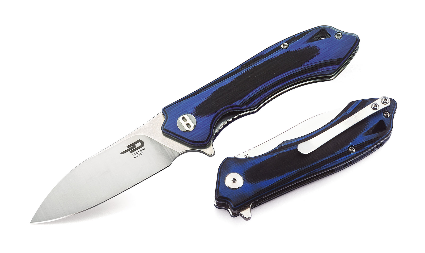 Bestech Beluga BG11G-2 D2 Blade G10 Handle Liner Lock Folding Knife