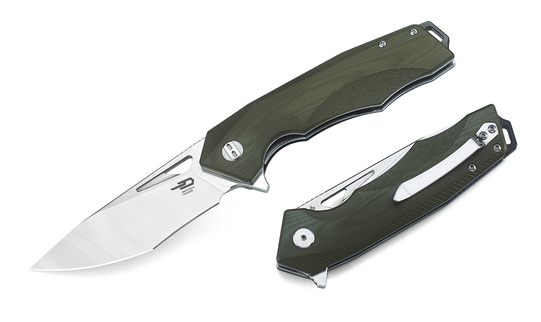 Bestech Toucan BG14B-1 D2 Blade G10 Handle Liner Lock Folding Knife