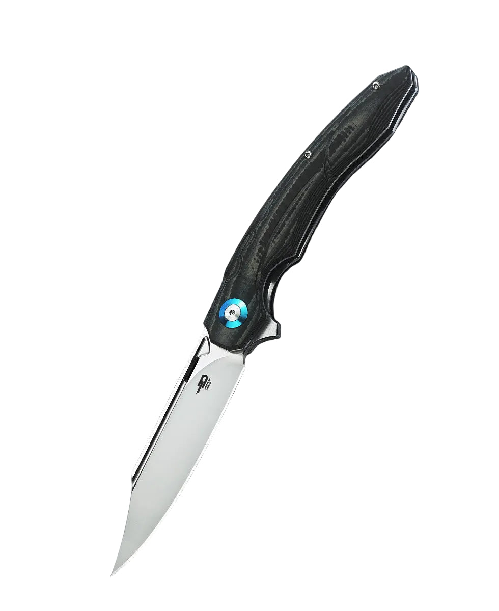 Bestech Fanga BG18D D2 Blade Carbon Fiber+G10 Handle Liner Lock Floding Knife