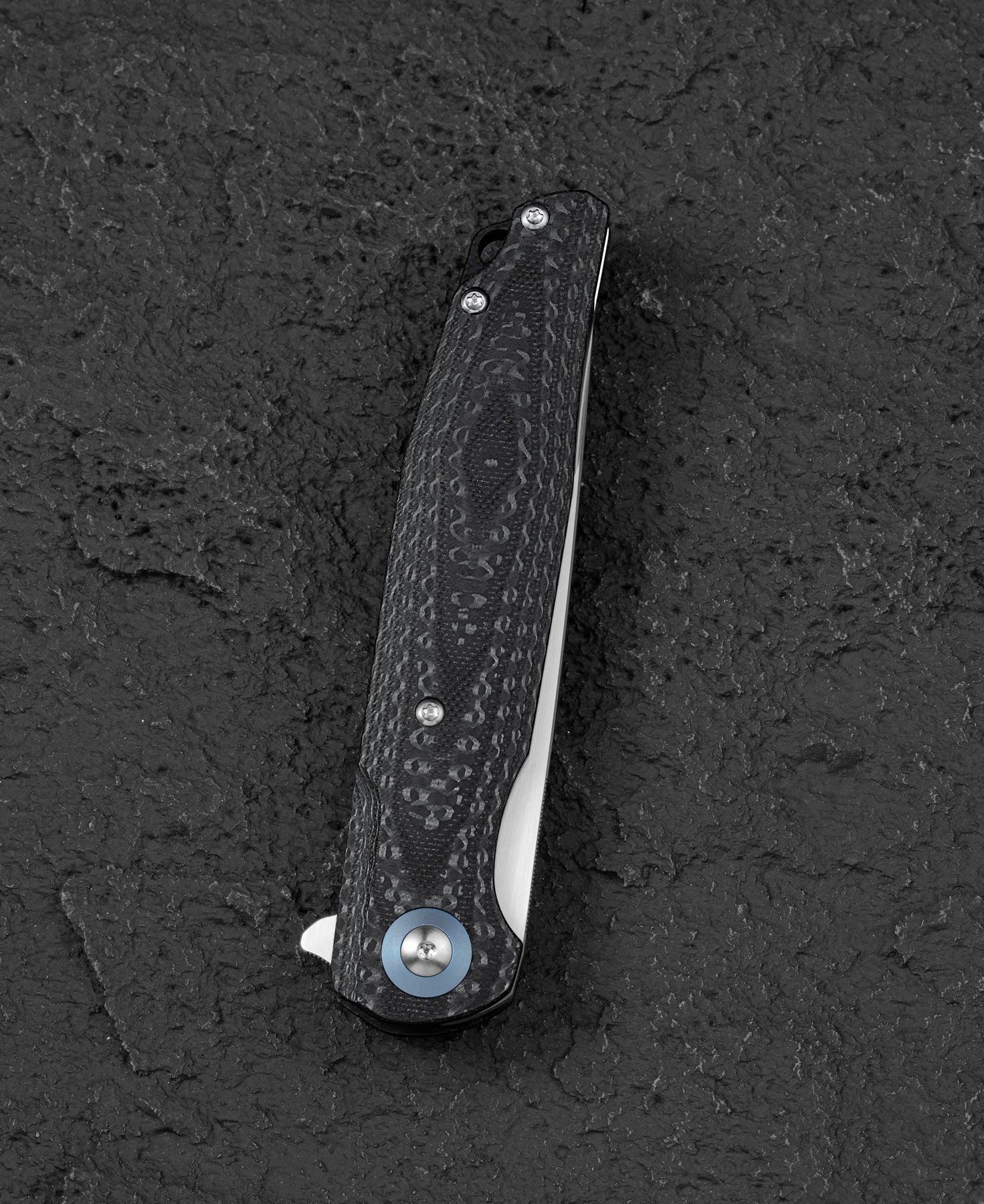 Bestech Ascot BG19A D2 Blade Carbon Fiber+G10 Handle Liner Lock Folding Knife