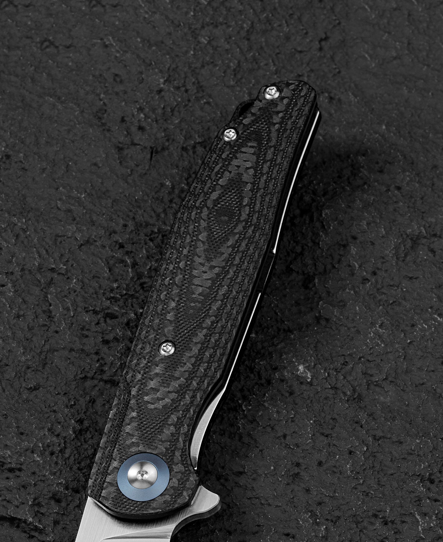 Bestech Ascot BG19A D2 Blade Carbon Fiber+G10 Handle Liner Lock Folding Knife