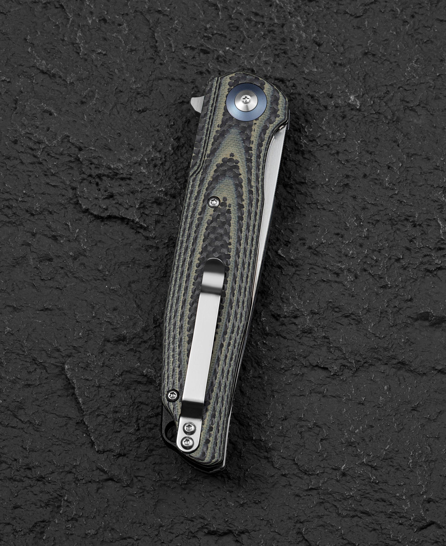 Bestech Ascot BG19B D2 Blade Carbon Fiber+G10 Handle Liner Lock Folding Knife