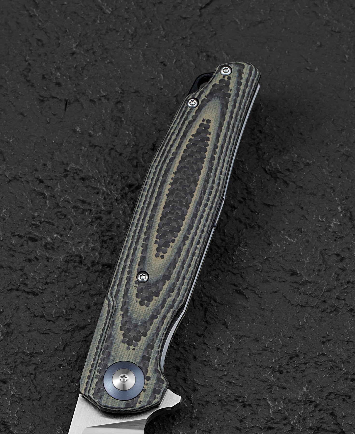 Bestech Ascot BG19B D2 Blade Carbon Fiber+G10 Handle Liner Lock Folding Knife