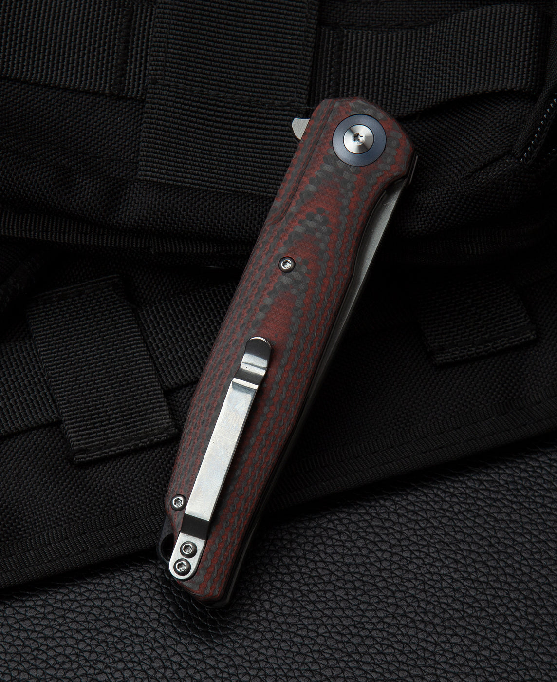 Bestech Ascot BG19F D2 Blade Carbon Fiber+G10 Handle Liner Lock Folding Knife