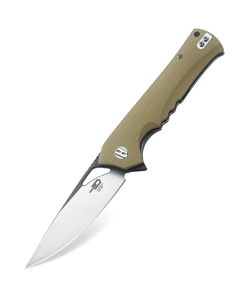 Bestech Muskie BG20C-2 D2 Blade G10 Handle Liner Lock Folding Knife