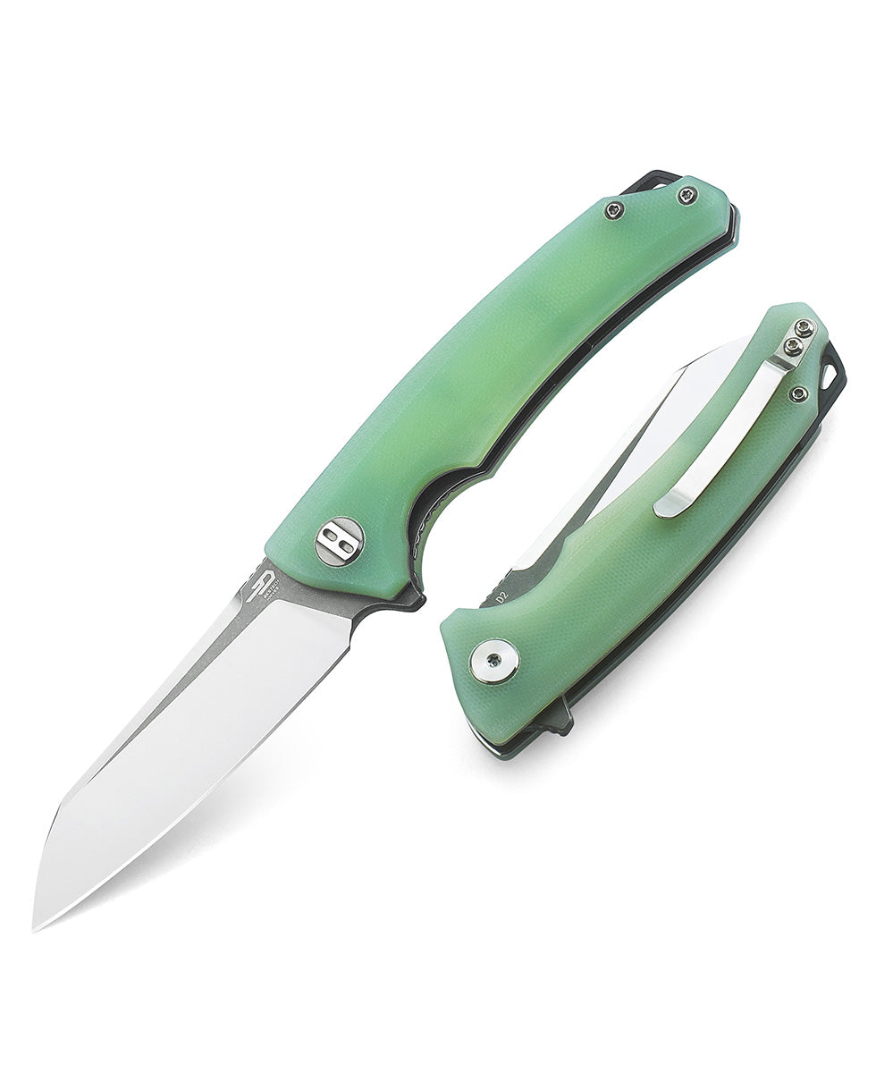 Bestech Texel BG21B-2 D2 Blade G10 Handle Liner Lock Folding Knife