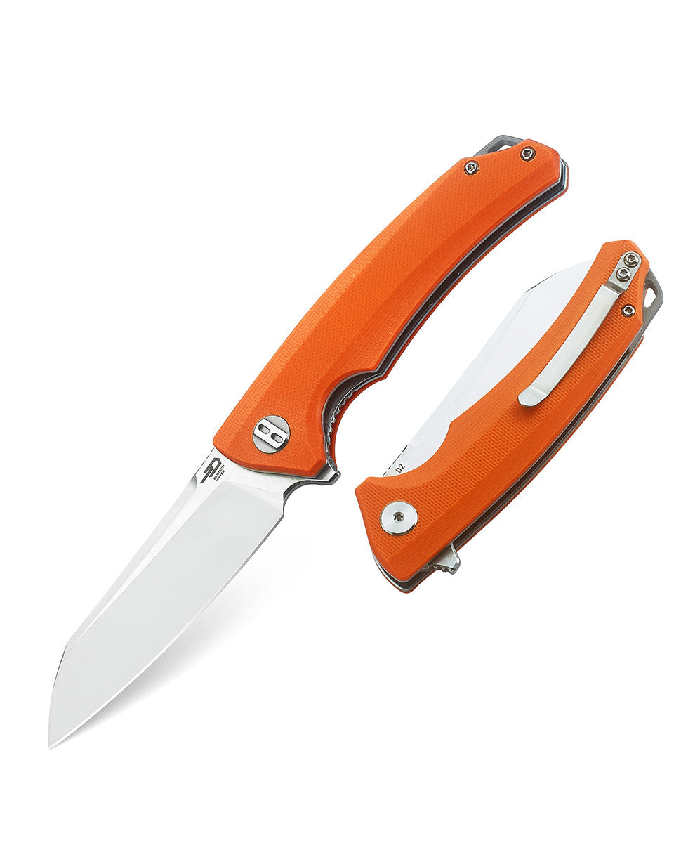 Bestech Texel BG21D-1 D2 Blade G10 Handle Liner Lock Folding Knife