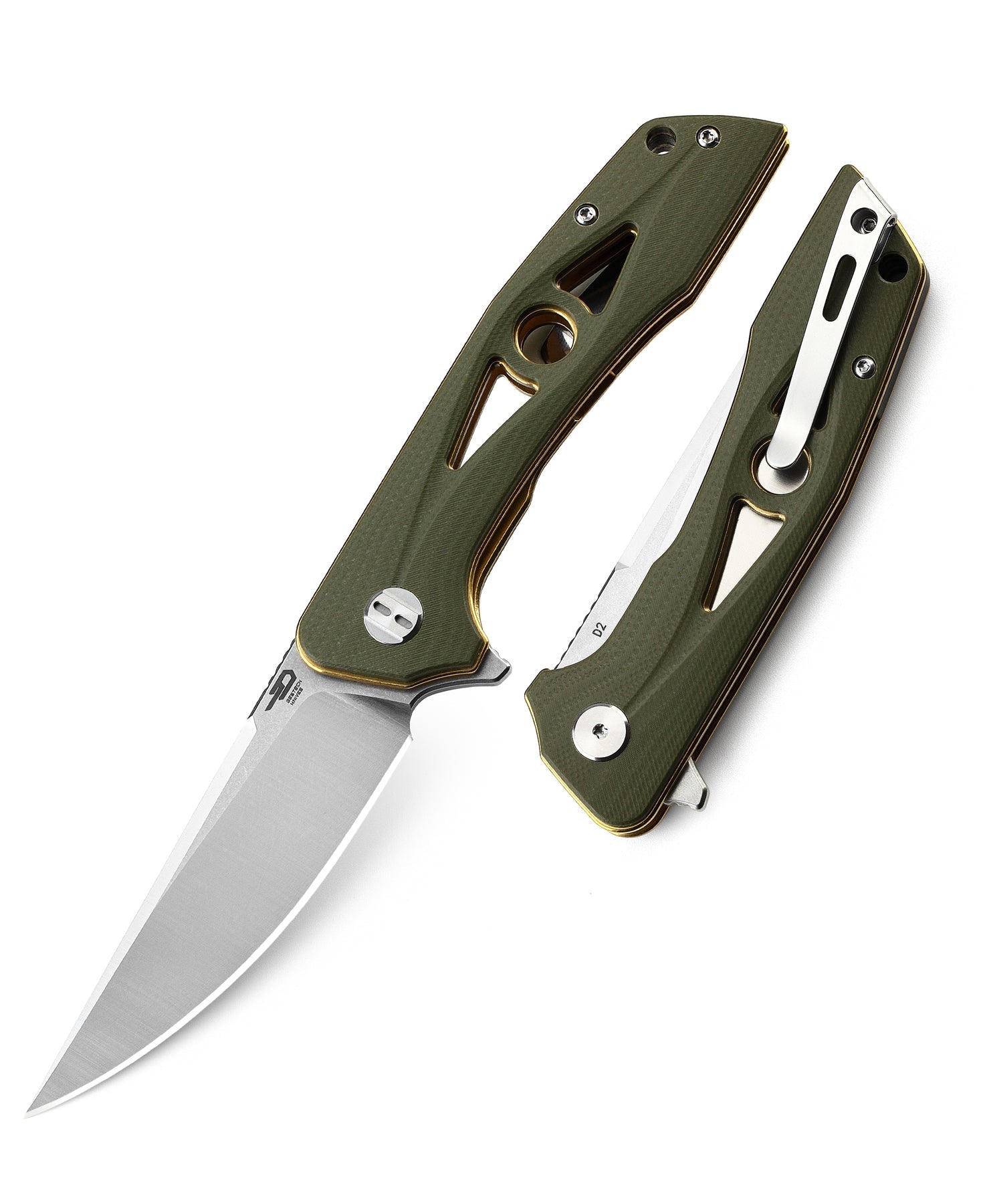 Bestech EYE OF RA BG23B D2 Blade G10 Handle Liner Lock Folding Knife