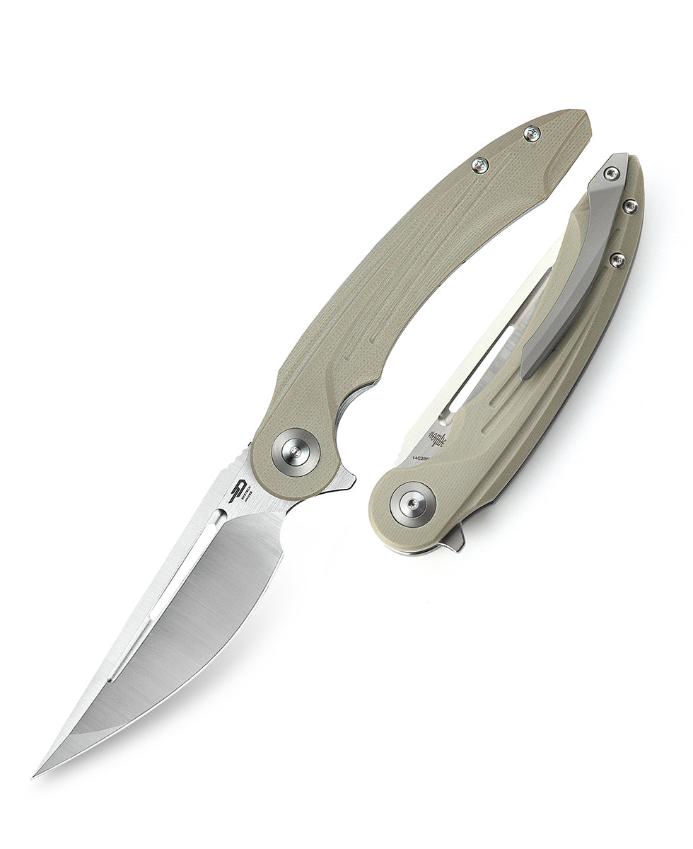 Bestech Irida BG25B 14C28N Blade G10 Handle Liner Lock Folding Knife
