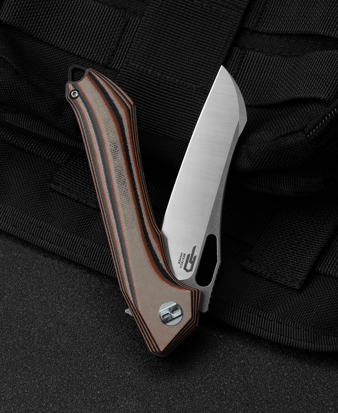 Bestech Platypus BG28C D2 Blade G10 Handle Liner Lock Folding Knife