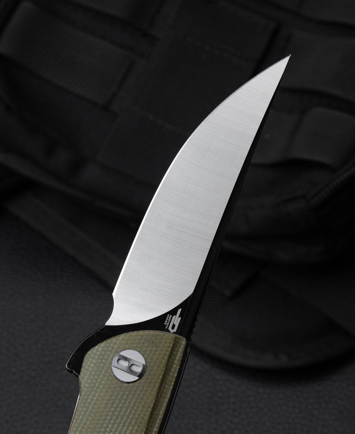 Bestech Swift BG30A-2 D2 Blade Green Micarta Handle Liner Lock Folding Knife