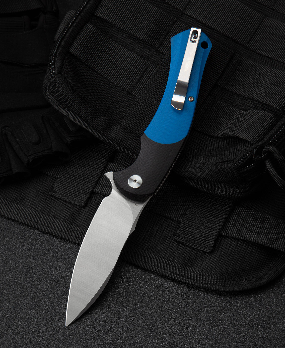 Bestech Penguin BG32B D2 Blade G10 Handle Liner Lock Folding Knife