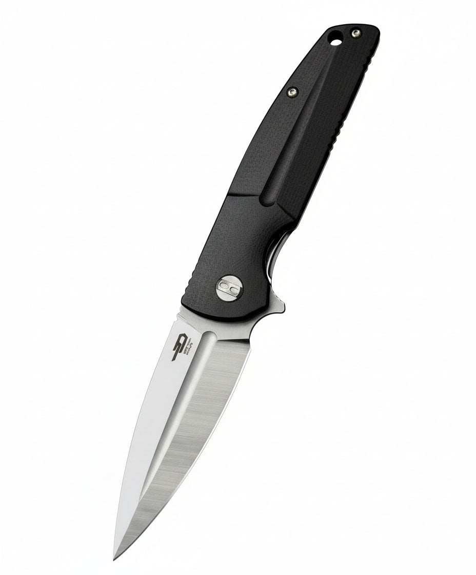 Bestech Fin BG34A-1 14C28N Blade G10 Handle Liner Lock Folding Knife