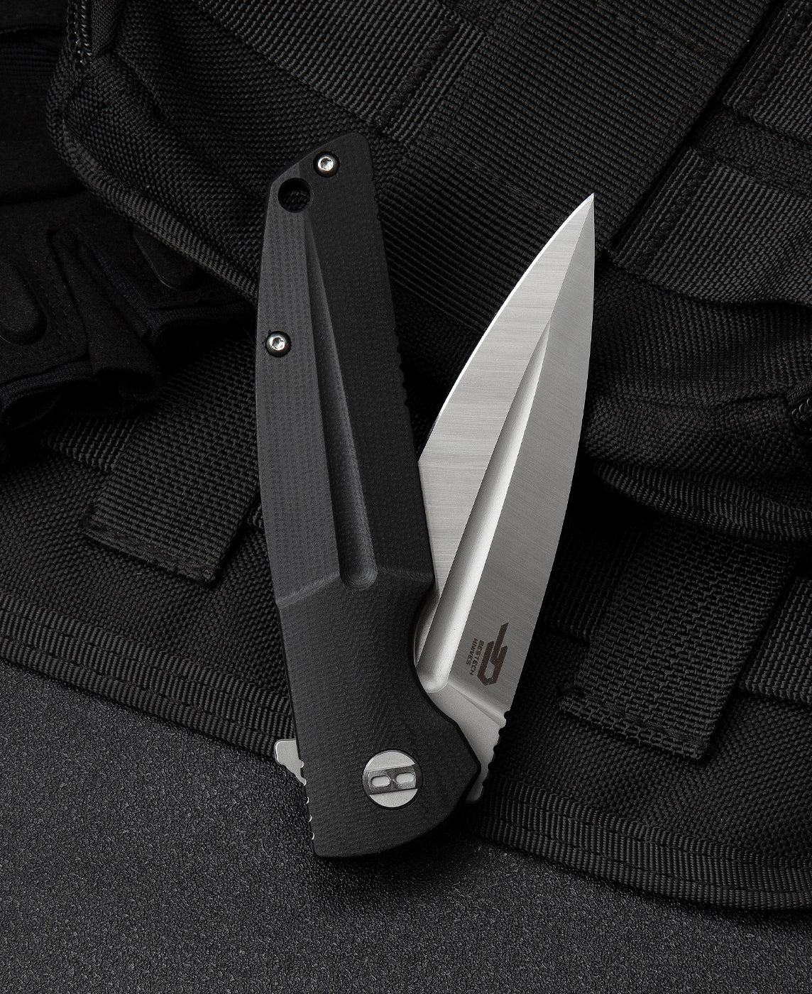 Bestech Fin BG34A-1 14C28N Blade G10 Handle Liner Lock Folding Knife