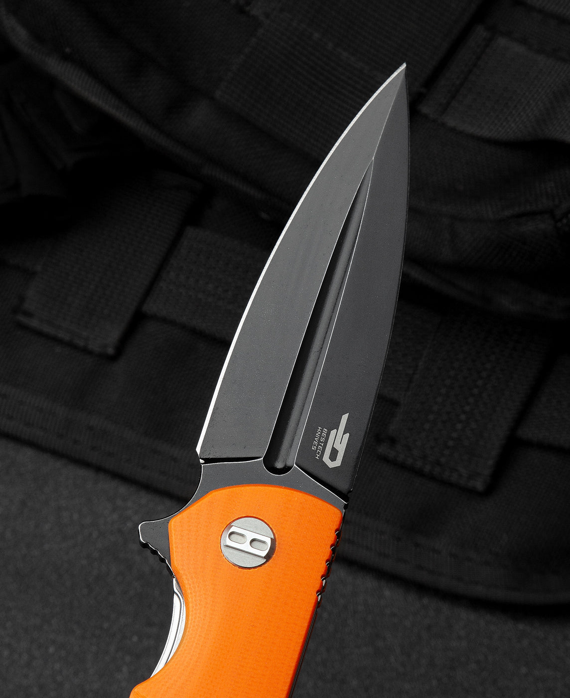 Bestech Fin BG34B-3 14C28N Blade G10 Handle Liner Lock Folding Knife