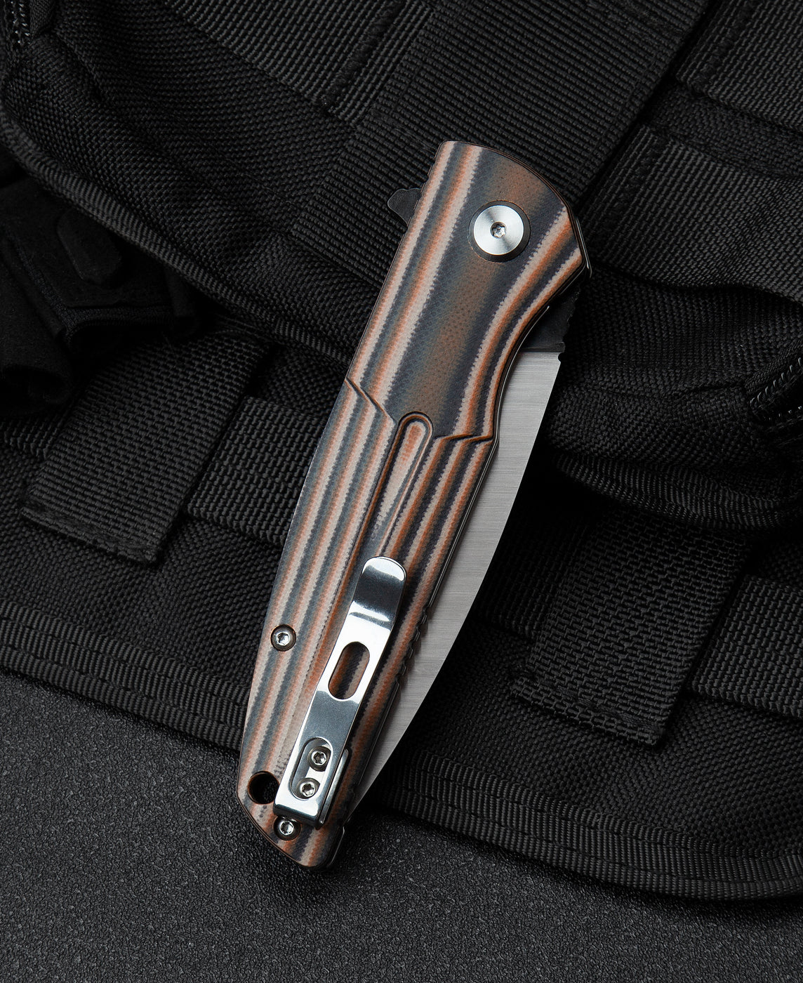 Bestech Fin BG34C-2 14C28N Blade G10 Handle Liner Lock Folding Knife