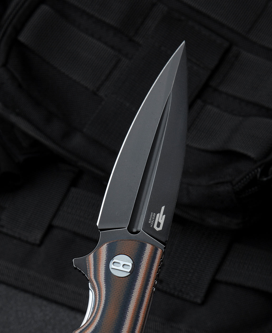 Bestech Fin BG34C-3 14C28N Blade G10 Handle Liner Lock Folding Knife