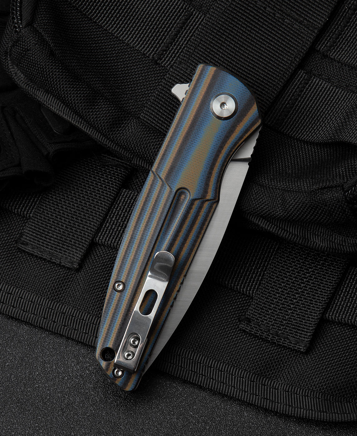 Bestech Fin BG34D-1 14C28N Blade G10 Handle Liner Lock Folding Knife