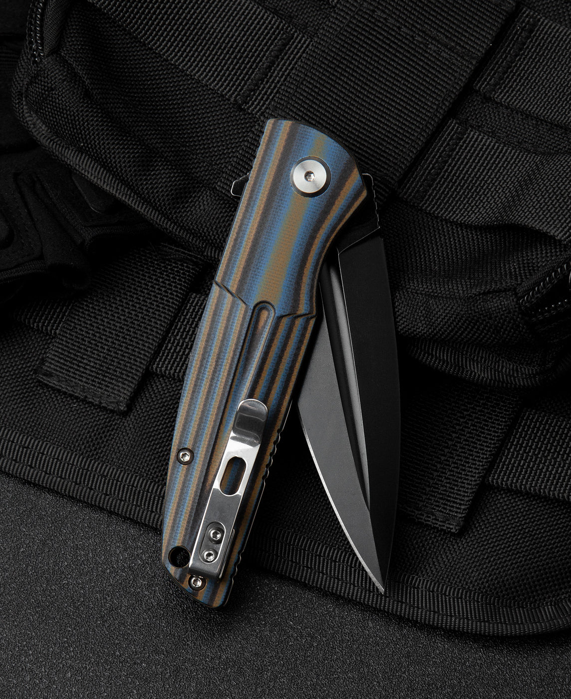 Bestech Fin BG34D-3 14C28N Blade G10 Handle Liner Lock Folding Knife