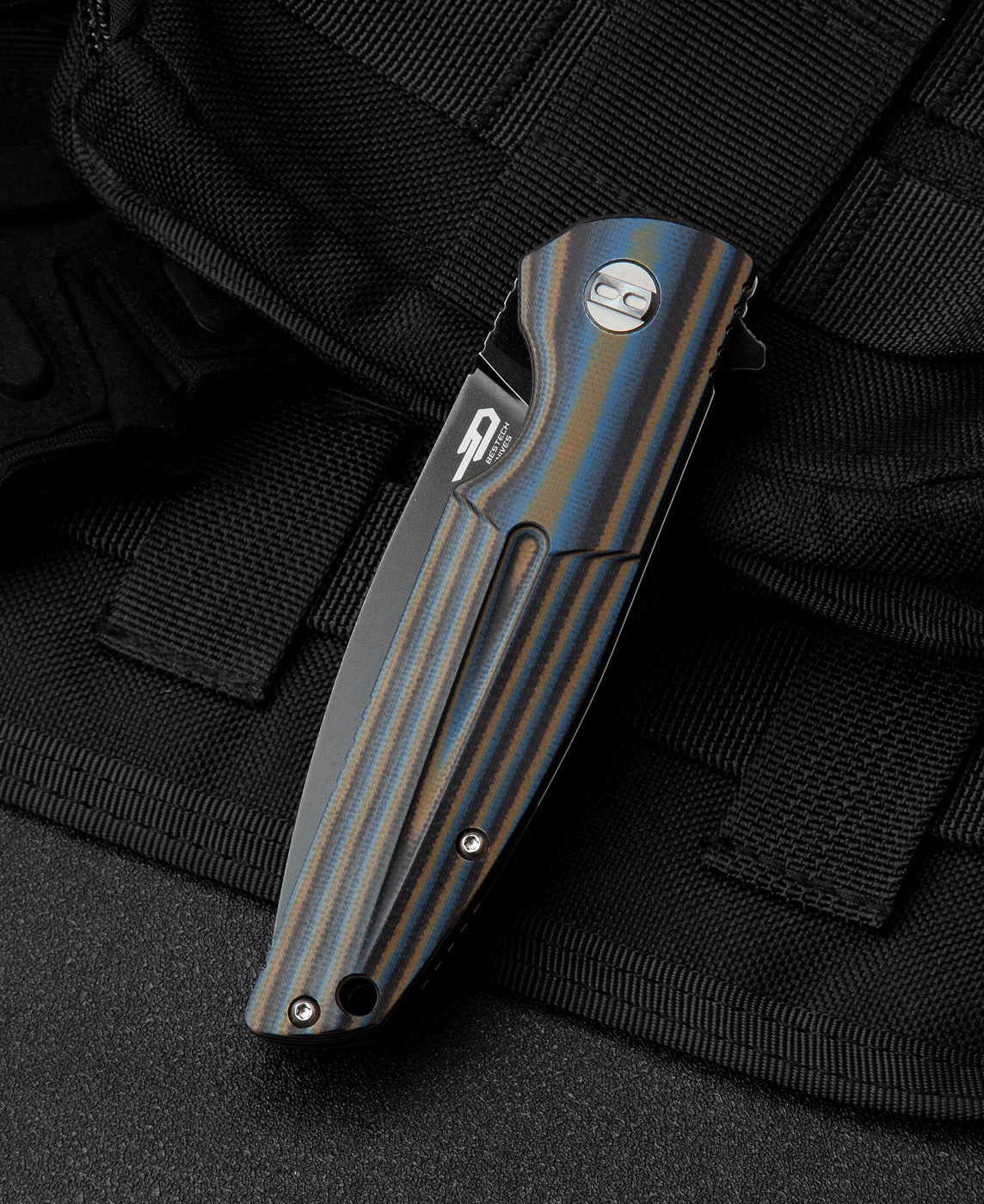 Bestech Fin BG34D-3 14C28N Blade G10 Handle Liner Lock Folding Knife